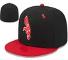 Tanie projektanta dopasowane czapki rozmiar płaski kapelusz baseball snapbacks Fit Flat Casquette Hat Hafter Regulowane koszykówka futbolowa czapki sportowe Hip Hop Mesh Flex Cap