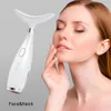 LED Photon Therapy Skin Tighten Reduce Double Chin Anti Wrinkle Facial Lifting Massager