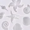 Starfish Cake Mould Ocean Biological Conch Sea Shells Chocolate Silicone Mold DIY Kitchen Liquid Tools Wholesale