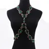 Chokers Fashion Crystal Chaist Chain Chain Cades for Women Indian Maxi Declaração Big Chaker Colares Jóias 230524