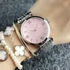 Orologi da polso Orologi da polso di marca Donna Ragazza Donna Stile Quarzo Casual Acciaio Cinturino in metallo Orologio A15