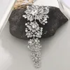 WEIMANJINGDIAN Brand Crystal Rhinestones Large Size Brooches for Wedding Bouquets Decorative Jewelry