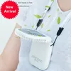 Neue Hängende Hals Fans Mini Tragbare Falten USB Kleine Fan Mute Power Bank Tragbare Handheld Desktop Multi Funktion Lade Fan