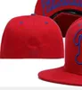 2023 الرجال في فيلادلفيا البيسبول مجهزة Caps NY La Sox P Letter Gorras for Men Women Hip Hop Bone Hat Summer Summer Sister Snapback A2