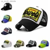 Ball Caps 2021 весна и летняя взрослая хлопчатобумажная сетка Sun Hat Lady Fashion Hiphop Trucker Cap Men Cool Baseball Cap 56-60 см 30 цветов L230523