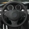 Крышки рулевого колеса DIY HKOADE с ручным сшитым вручную черно-мягкую искусственную кожаную крышку рулевого колеса для BMW E64 E63 E60 Cabrio M6 2005-2010 G230524 G230524