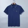 Lacostespring lyx Italien män t-shirt designer polo skjortor high street broderi liten hästkrokodil tryckkläder män varumärke polo skjorta