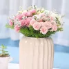 Dekoracyjne kwiaty imitacja Carnation Bukiet Dzień Matki Nauczyciele Day Dift Desktop Sztuczna dekoracja kwiatów