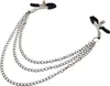 factory outlet KISSHAKE metal with chain adjustable non perforated nipple clamp suitable for female breasts