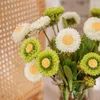 Dekorativa blommor 2 huvud Artificial Chrysanthemum Ball Fake Silk Flower Diy Home Garden Wedding Party Shop Pography Props Decoration Bouque