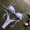 Kvinnors badkläder Zafille Sexig bikini Set 2021 Butterfly Swimsuit Women Push Up badkläder Folds Bow Bathing Summer Swimsuit 2 Piece Kvinna T230524