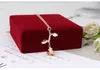 Halsband 2022 New Fashion Heart 3D Rose Gold and Silver Necklace Women's Pendant Jewelry Presenttillbehör G220524