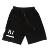 Men's Letter Print Shorts Streetwear Designer Summer Loose Sport Short Pant