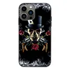 Zachte TPU Halloween -telefoonhoesje Compatibel met iPhone Rose Skull Pirate Horror