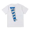 Maglietta da uomo in serpente bianco moda Maglietta famosa Big v Qualità Hip Hop Uomo Donna Short S-xl