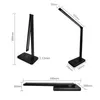 Tafellampen LED Desk Lamp 5 dimbaar level touch USB Reading Oogbescherming met timer nachtlicht slaapkamer bed