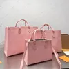 Stilista di alta qualità di lusso onthego borse 3 dimensioni tote GM borsa donna monogrammi stile classico borsa a tracolla pochette in pelle