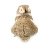 Lapin brun oreille érigée jouets enfant cadeau d'anniversaire poupée animal décoration jouer en peluche posture sujette dessins animés doux tissu non tissé chanceux animal dormir jouet maison ba43 F23