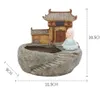 Fioriere Vasi 1 pz Buddismo Tempio Resina Vaso di fiori Piante grasse Fioriera Monaco Vaso di fiori Decorazione del giardino domestico Bonsai Vaso di fiori G230524