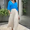 Women's Two Piece Pants 2023 fashion women's two-piece fashion shirt casual wide leg pants set T230524