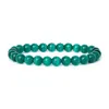 Natur 8 mm Katzenaugen-Stein-Opal-Armband, rosa, blau, runde Perlen, elastisches Reiki-Armband, Schmuck für Damen und Herren