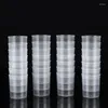 50X100ml Plastic Graduated Measuring Cup Transparent Mixing DIY Tool Laboratory Container