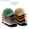 Top Caps Sleckton Kadınlar ve Erkekler İçin Sıradan Beyzbol Kapağı Moda Süet Şapka Sonbahar Açık Güneş Kapakları Snapback Şapkalar Unisex Toptan Şapka L230523