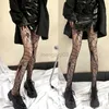 Socks Hosiery Women Gothic Halloween Fishnet Pantyhose Harajuku Lolita Skull Spider Web Patterned Hollow Out Mesh Tights Leggings Stockings Y23