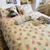 Bettwäsche-Sets, Blumenbettwäsche, Daunenbettbezug, flach mit Kissenbezug, Kinder-Queen-Size-Bettwäsche für Jungen und Mädchen, 230524