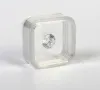 100PCS Transparent Floating Display Case Earring Gems Ring Jewelry Suspension Packaging Box PET Membrane Stand Holder GG02L