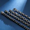 Bangle KALEN Punk 23cm Long Skull Bracelets For Men Stainless Steel Multi Skeleton Charm Link Chain Brecelets Male Gothic Jewelry 2019