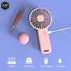 Nowe przenośne mini fan fan USB ładowani fanów chłodzących fanów z podstawowym letnim na świeżym powietrzu 3 prędkości fan hold -hold z telefonem