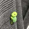 Creative Cartoon Mignon Animal Vert Broche Tortue Éléphant Rabbite Broche Drôle De Mode Bijoux