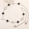 Nouveaux Styles En Acier Inoxydable Ensembles De Bijoux Célèbres Hommes Femmes Marque Lettre Designer Bracelet Collier Plaqué Or 18K Argent Placage Ras Du Cou Chaîne Accessoires De Mode