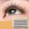 False Eyelashes 6 Lines Natural Eyelash Extension 3D Bushy Mink Individual Makeup Beauty Tools Can Cluster Choose 3 Size D7D5