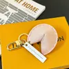 Designer Letter Unisex Key Wallet Luxury Brand Cookie Key Chain Shoulder Bag Handbag Totes Keyring Pendant Classic Designer Women's Purses With Keychain Charms Gift