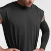 Mens tanktops Zomer Mesh Gym Vest Snel droog losse fitnessoefening Brede schouder Sport Mouwloos shirt Bodybuilding Top 230524