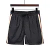 Shorts Herren Designer Sommer Damen Herren Gestreifte Shorts Elegant Schwimmen Freizeit Sport Fitnessstudio Schnelltrocknend Mann Strandhose Schwarz Weiß Kordelzug Hose Größe M XXL