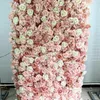 Flores decorativas SPR Artificial Rose Flower Wall Roll Up Ploth Base Wedding ocasião de decoração de arranjo