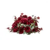 Fiori Decorativi Matrimonio Personalizzato Strada Piombo Grande Fiore Di Seta Palla Di Simulazione Palcoscenico Colonna Romana Decorazione 50 Cm