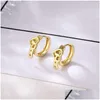 Oreille manchette femmes amour ceinture 18K plaqué or boucles d'oreilles Gsfe063 mode Style cadeau Fit femmes bijoux à bricoler soi-même boucle d'oreille livraison directe Dhkat