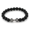 Beaded Selling Mens And Womens Metal Dumbbell Buddha Beads Bracelet Accessories Gsfb199 Mix Order 20 Pieces A Lot Strands Drop Deliv Dhdar