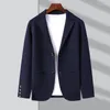 Men's Jackets 2023 Top Grade Autum Winter Brand Fashion Slim Fit Knit Blazer Mens Cardigan Sweater Casual Coats Jacket Clothes