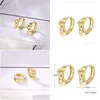 Oreille manchette femmes amour ceinture 18K plaqué or boucles d'oreilles Gsfe063 mode Style cadeau Fit femmes bijoux à bricoler soi-même boucle d'oreille livraison directe Dhkat