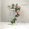 Decorative Flowers Silk Artificial Rose Vine Hanging For Wall Balcony Decor Garden Arch DIY Plants Fake