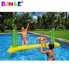 Durable PVC Water Play floating Inflatable Beach Volleyball Court Swimming Pool Toy Volleyball Game Family Kids Fun Play