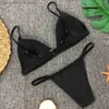 Damenbadebekleidung Sexy Micro Bikni Frauen 2022 Neue Feste Split Badeanzug Dreieck Bademode Weibliche Brasilianische Biquini Schwimmen Beachwear Badeanzug T230525