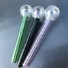 6 couleurs brûleur à mazout en verre pipes à fumer Mini 10 cm fumée tuyau d'eau pour narguilé ShiSha