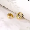 BUFF EAR GOOMENS GEOMÉTRICO CSHAPED BRIAÇÃO 18K GSFE051 Presente de estilo de moda FID FILHA MUNIE