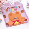 C 13.5*14.2CM artoon mignon Snack sac à fermeture éclair petit sac de bonbons auto-scellant pour fête d'anniversaire des enfants pochettes en plastique brillant